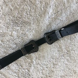 Double buckle belt